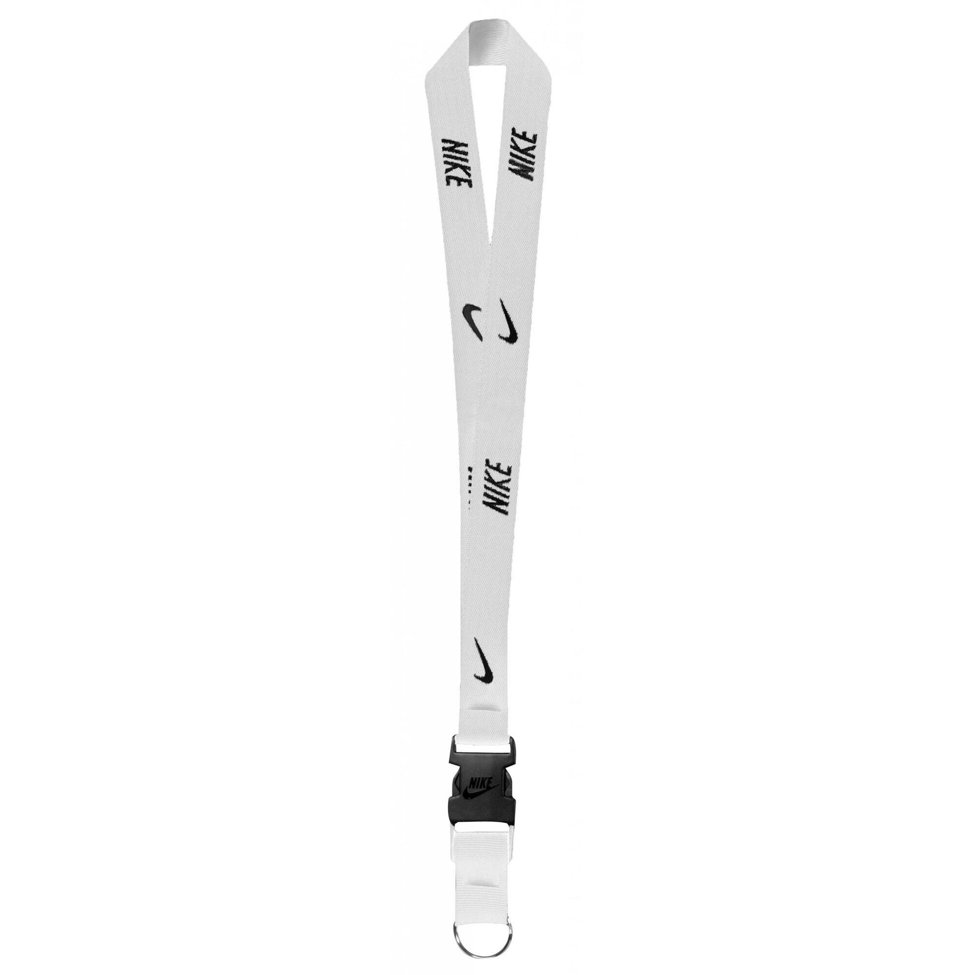 Repeat Logo Lanyard (White/Black) 1/1