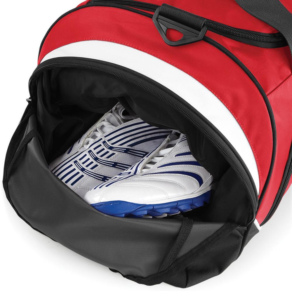 Saco Pro Team Holdall / Duffle Bag (55 litros) (Clássico vermelho/preto/branco) 3/3