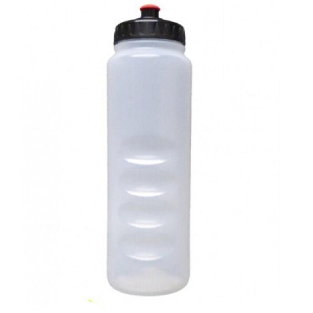 Wasserflasche Damen und Herren Transparent/Schwarz 2/2