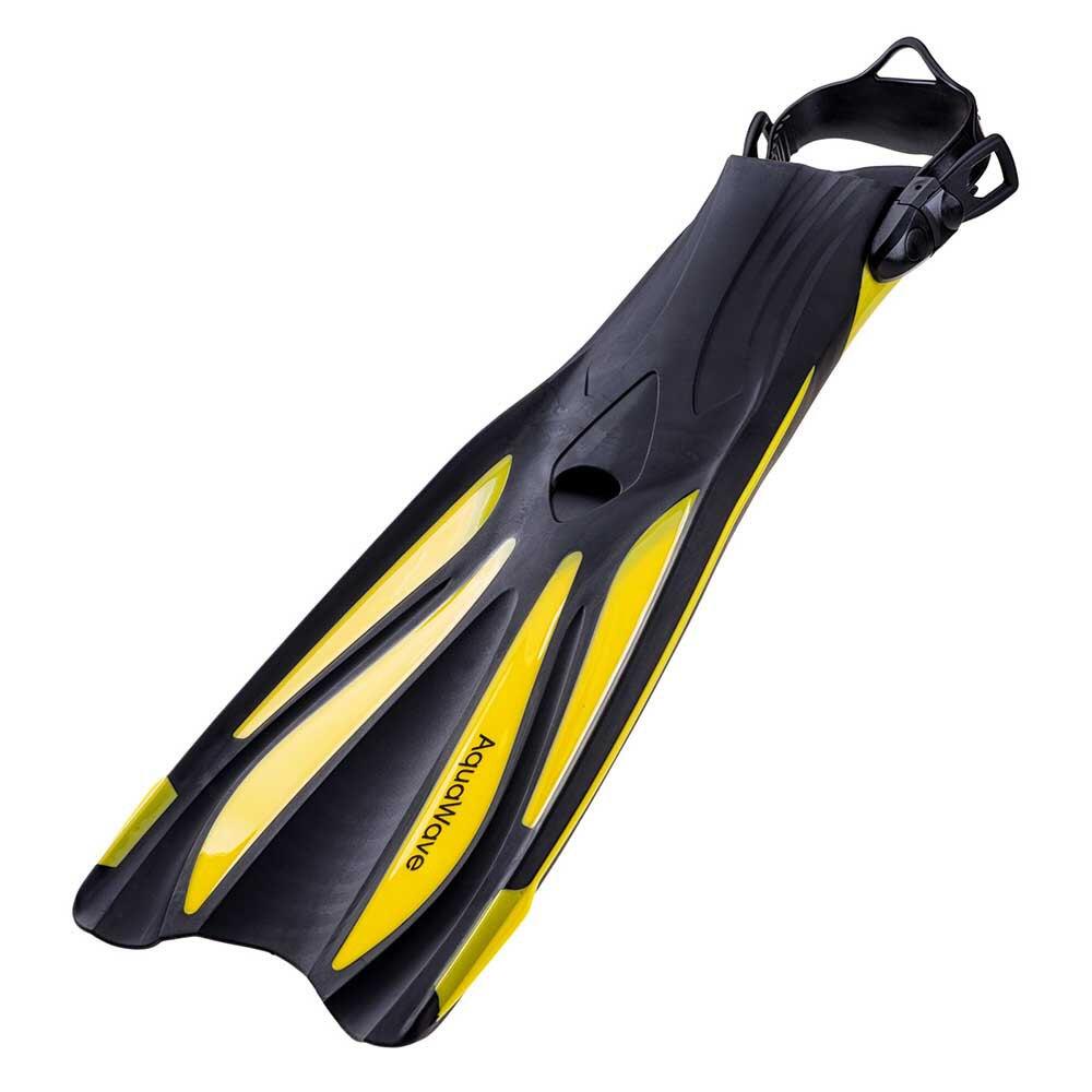 Unisex Adult Mermad Diving Fins (Yellow/Black) 3/4