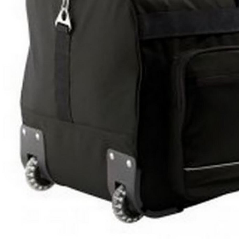 Voyager Rolling Travel Holdall Bag (Black) 2/3