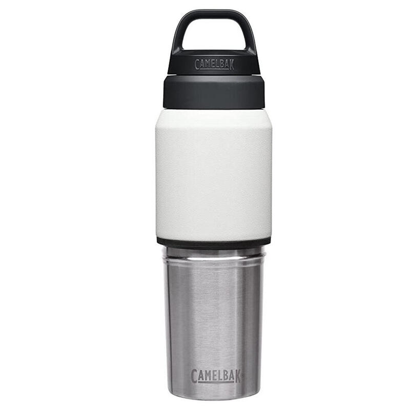 Garrafa de água em aço inoxidável MultiBev Branco