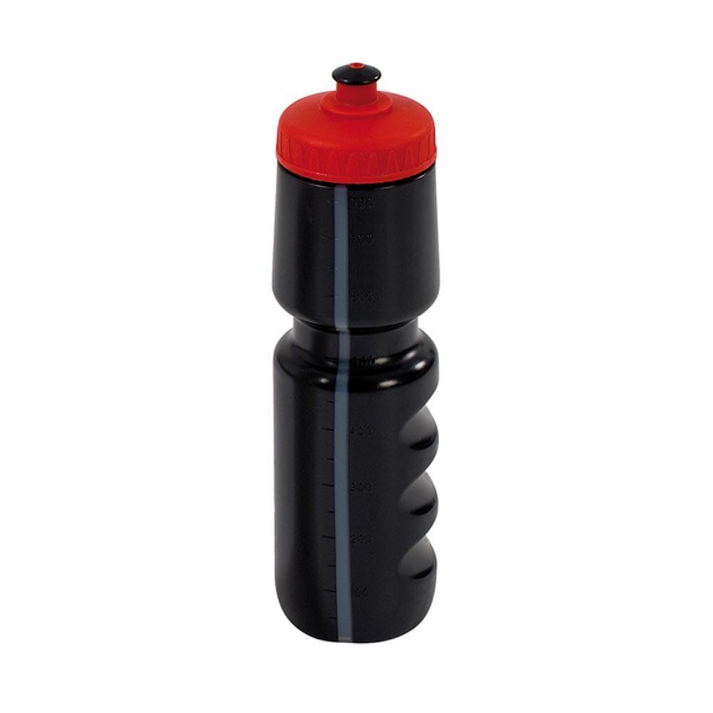 Trinkflasche 750 ml Damen und Herren Schwarz/Rot 2/2