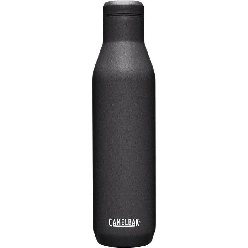 Garrafa de água de 750 ml com logótipo Horizon Preto sólido