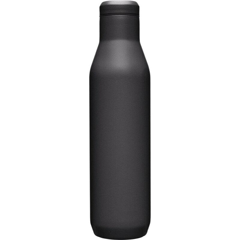 Garrafa de água de 750 ml com logótipo Horizon Preto sólido