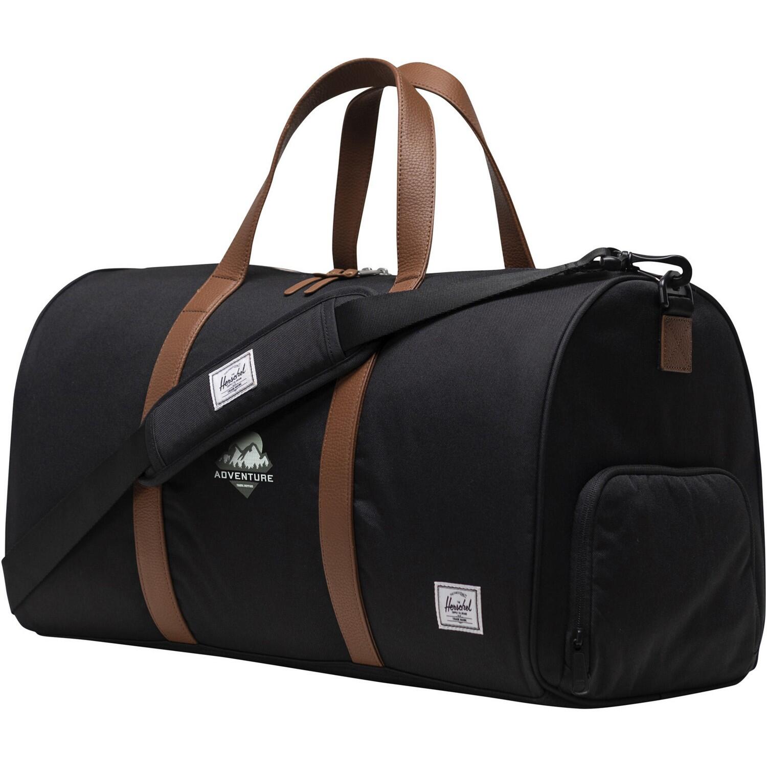 HERSCHEL Novel Duffle Bag (Solid Black)
