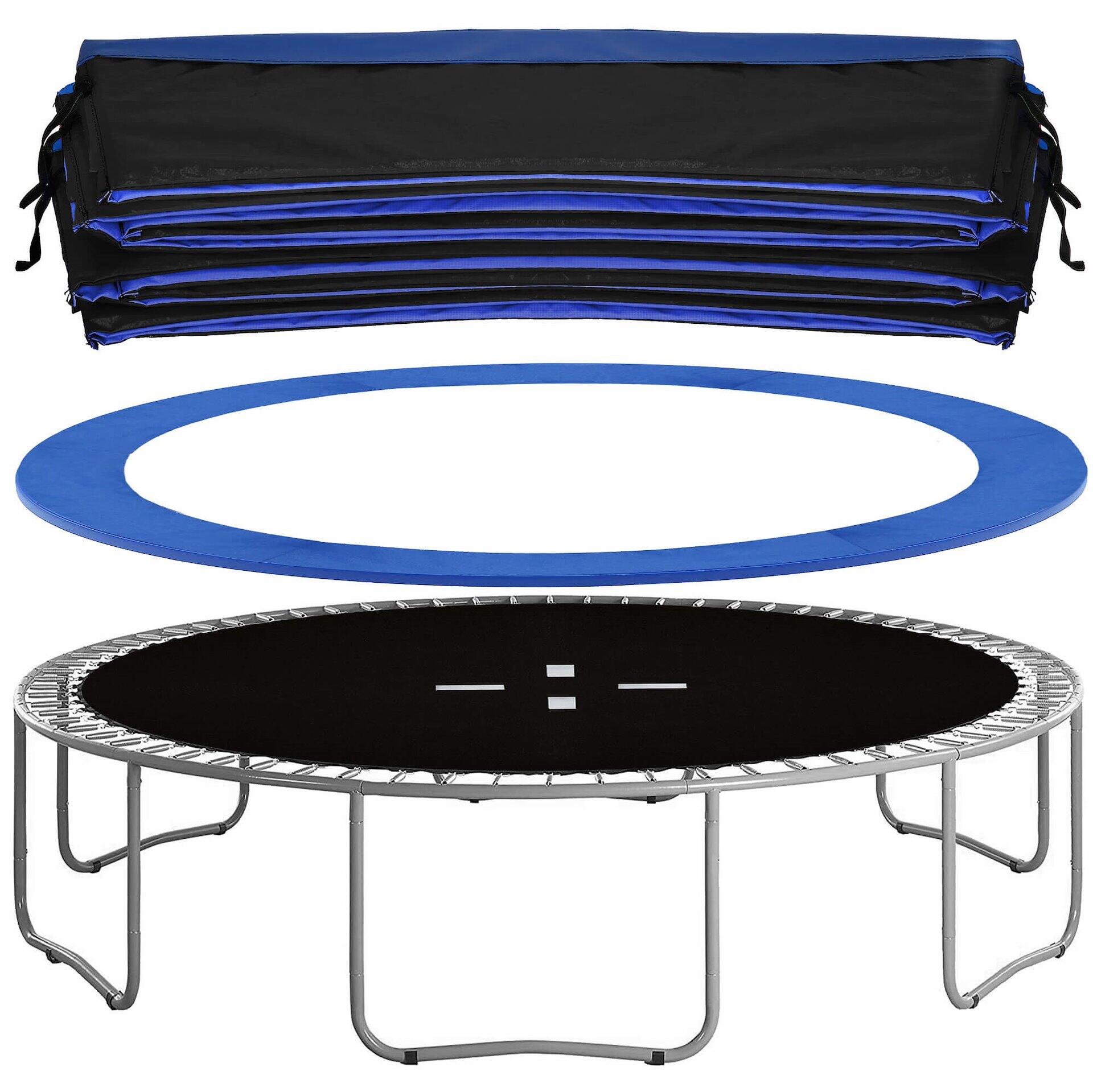 Osłona sprężyn do trampoliny 8FT Springos 244/250/252cm niebieska 5/5