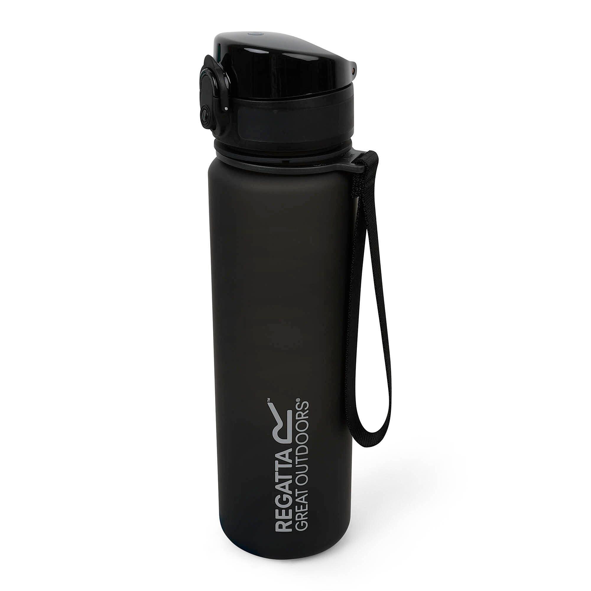 REGATTA Grande Frasco para Bebidas ao Ar Livre 0.6L Tritan Flip Flask Preto