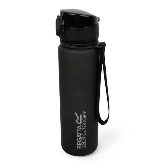 Gourde TRITAN 600ml Regatta Noir sans BPA, anti-fuite