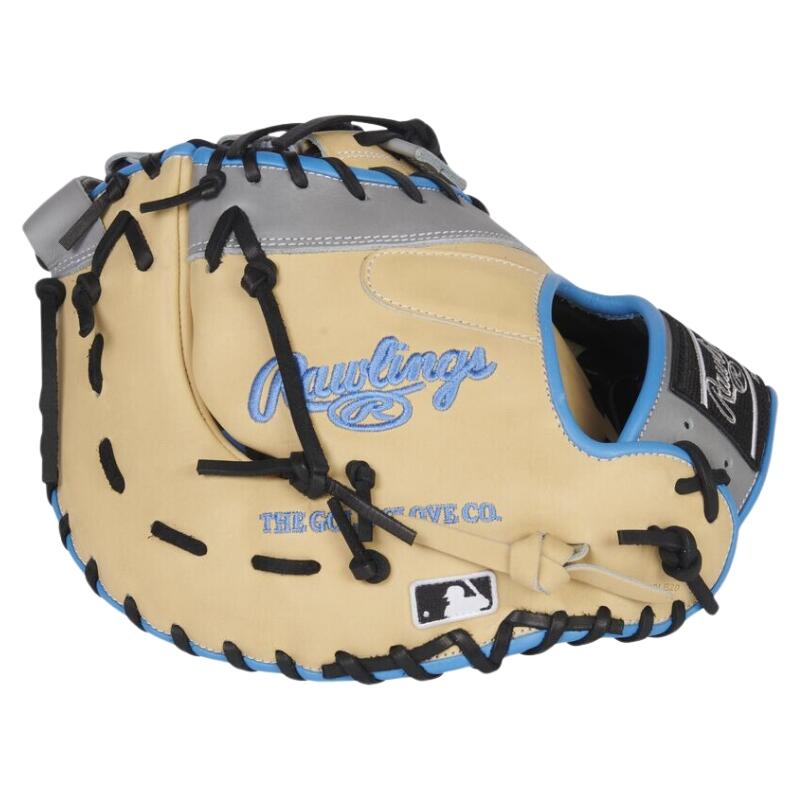 Guantone Prima Base Rawlings Heart Of The Hide 13'' - Nero/Blu Colombia, Nuovo