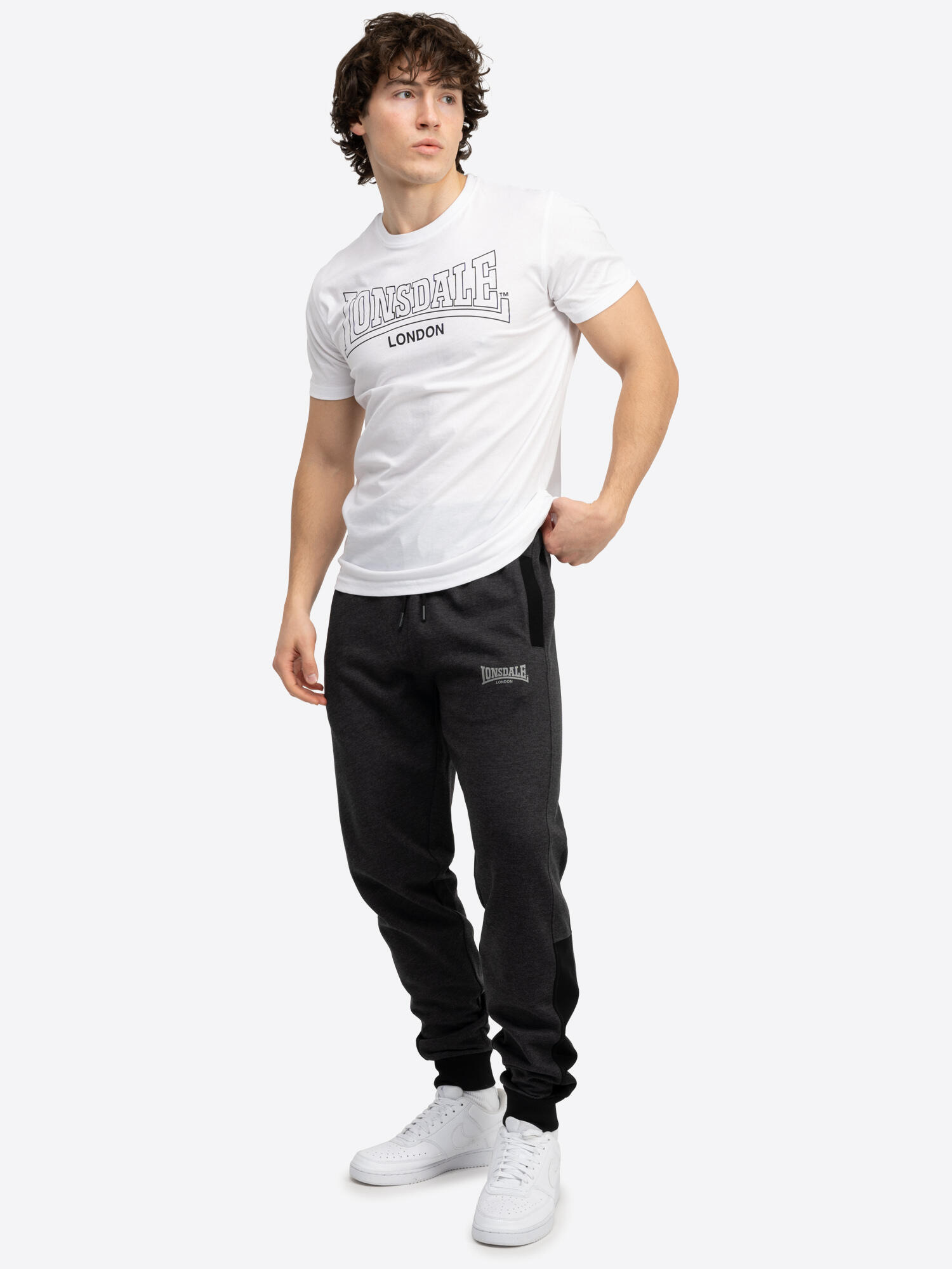LONSDALE Heren joggingbroek slim fit HECKFIELD 4/7