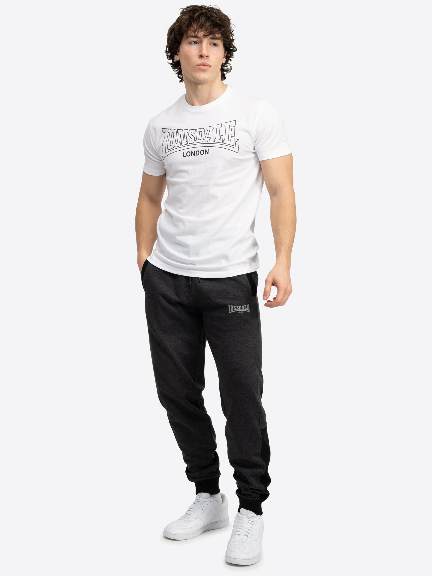 LONSDALE Heren joggingbroek slim fit HECKFIELD 3/7