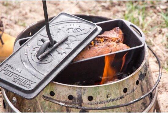 Petromax K4 Casserole en fonte / moule à pain 6/7