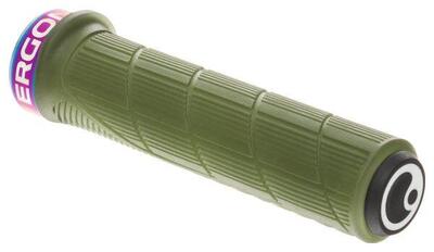 Ergon gd1 evo slim factory moss frozen green / oil-slick technical grips