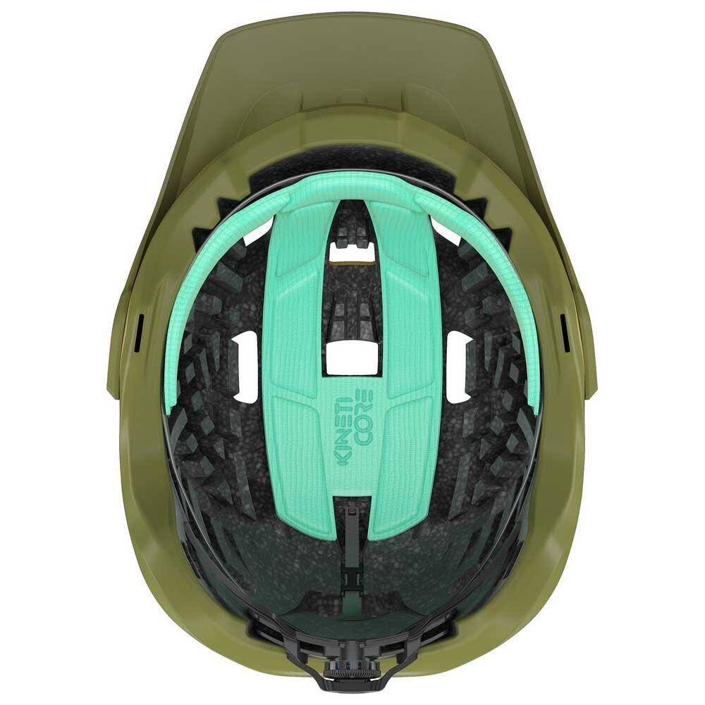 Lazer Jackal KinetiCore Cycle Helmet Gold Green 6/6