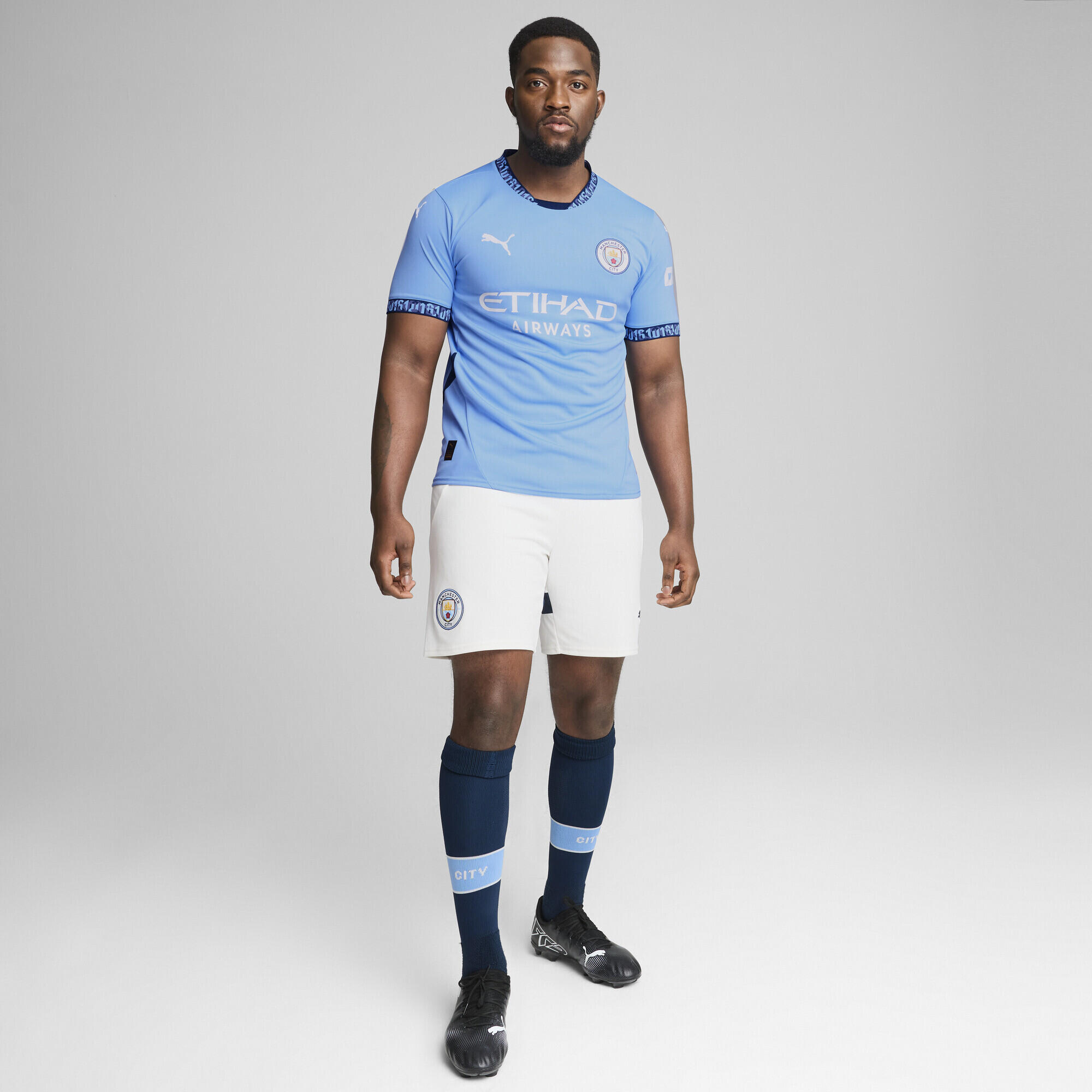 Maillot Home 24/25 Manchester City Homme PUMA Team Light Blue Marine 6/7