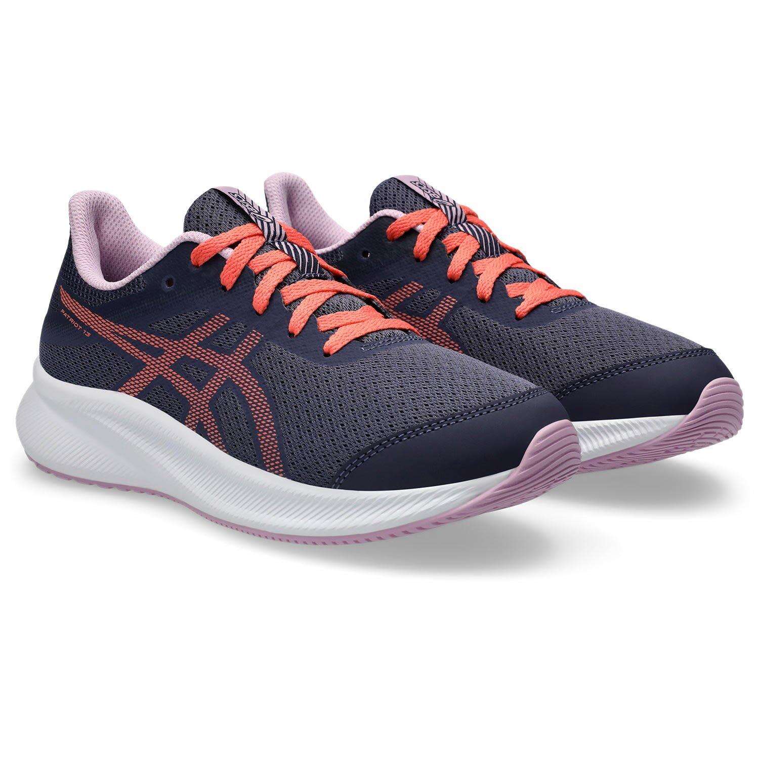 Calcado De Corrida Crianças - ASICS Patriot 13 GS - Indigo Fog/Papaya 2/7