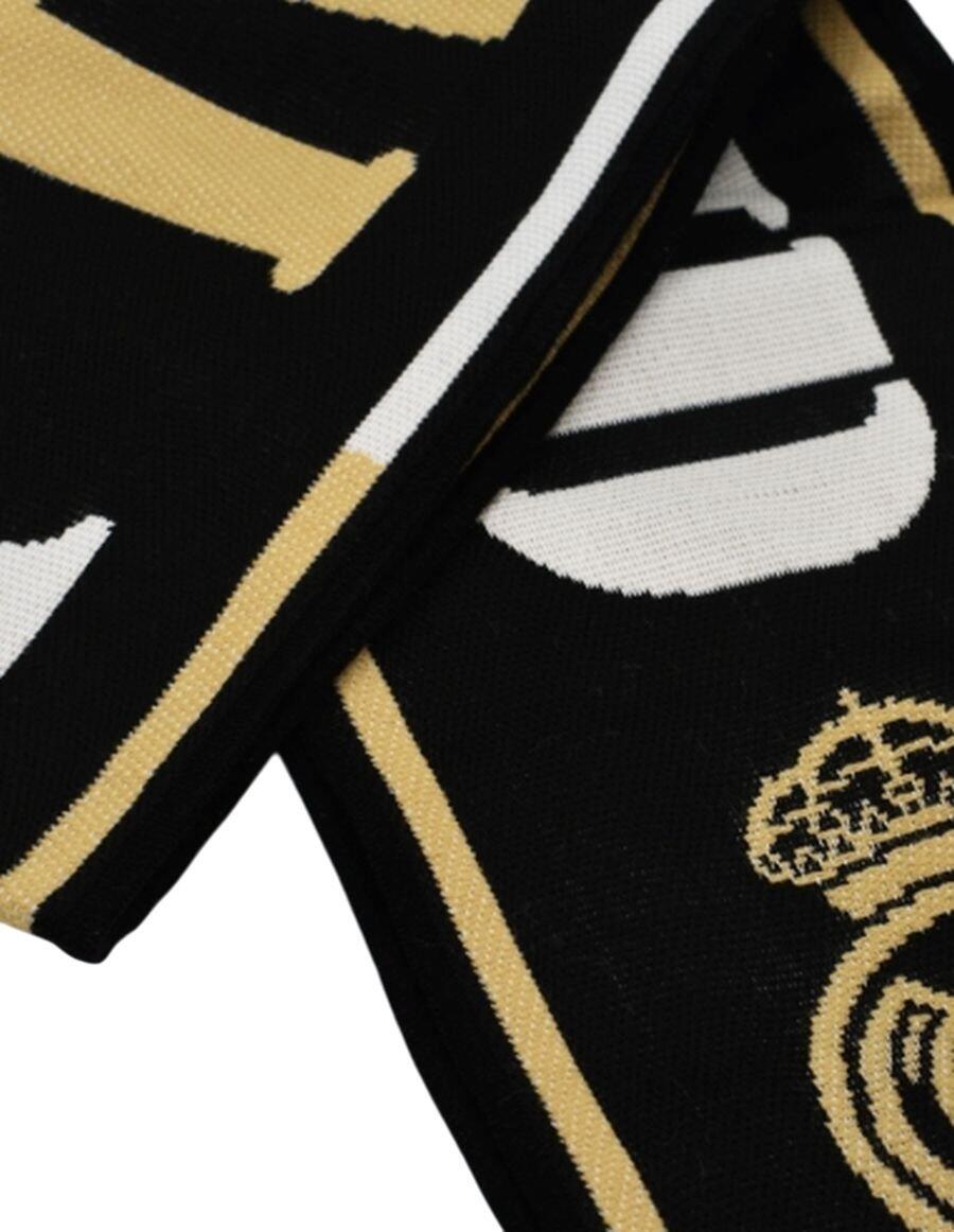 Bufanda Real Madrid Black Gold 3/4