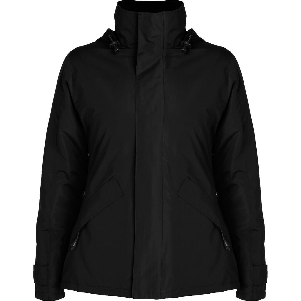 Womens/Ladies Europa Slim Parka (Black)