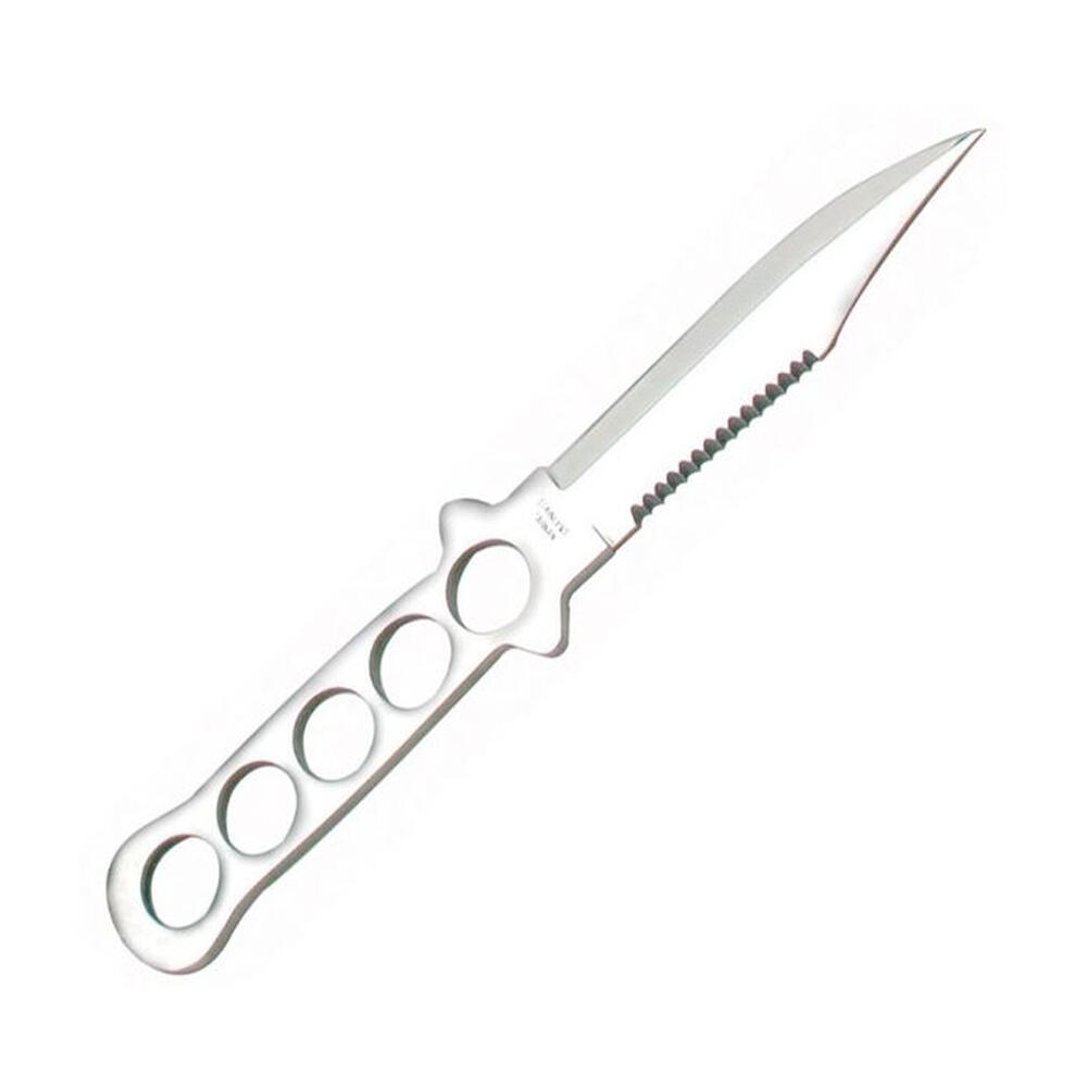 Land & Sea Sports Fancy Bowie Dive Knife 420 Stainless Steel - Silver