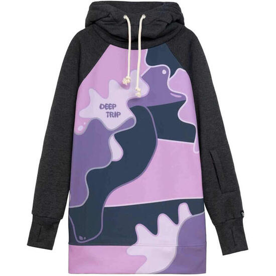 Bluza outdoorowa z kapturem damska DEEP TRIP Fibi softshell