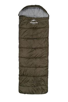 Sacco a pelo da campeggio Naturehike U250 S NH20MSD07 190x75cm verde sinistro