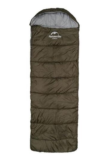 Sacco a pelo da campeggio Naturehike U250 S NH20MSD07 190x75cm verde sinistro