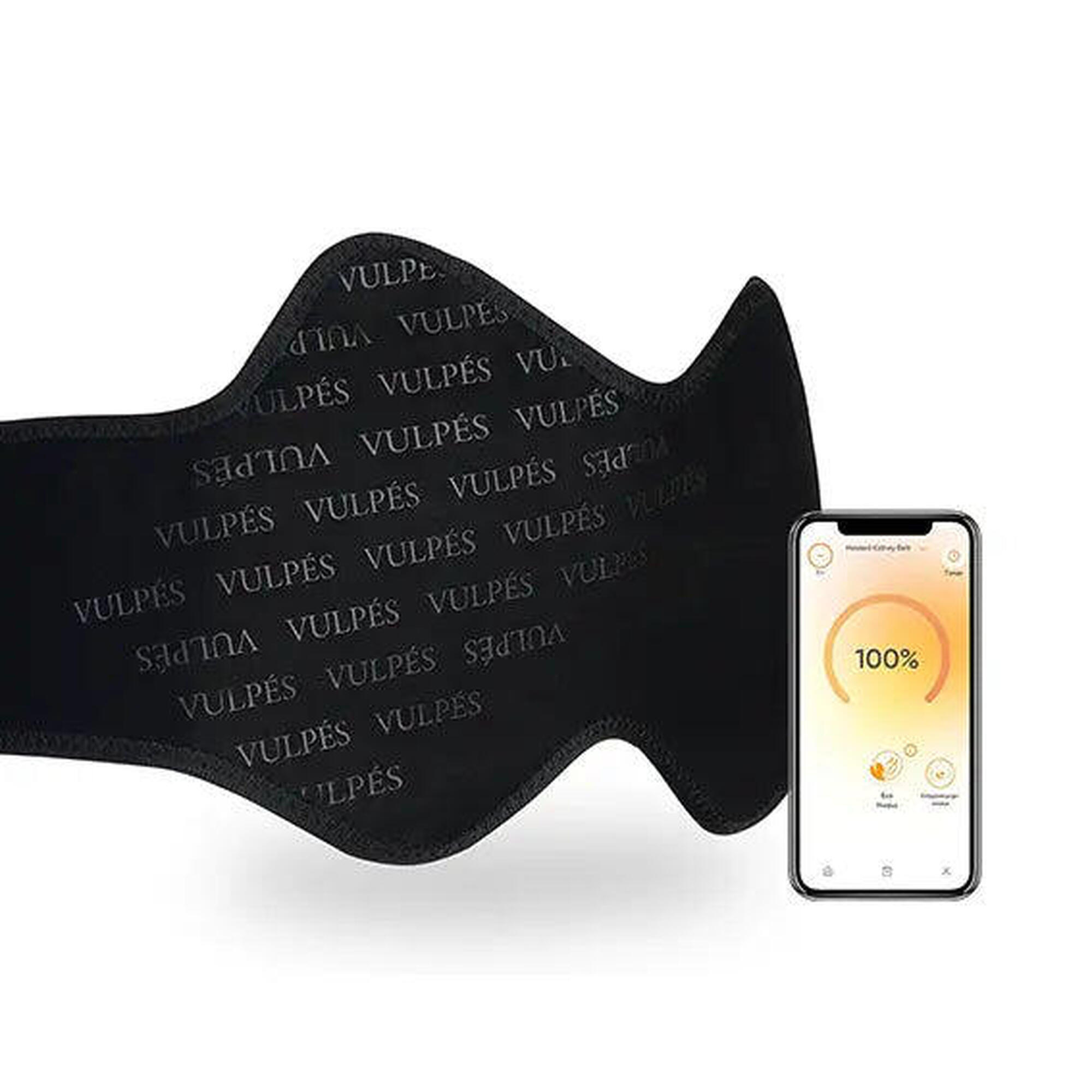 Vulpés - Heatbelt Pro 10 – Ceinture Chauffante Infrarouge | L [100-130 Cm] - Ceinture Chauffante - Noir - 130cm - Decathlon