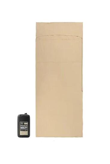 Fodera per sacco a pelo Naturehike Cotton Liner Large 210 X100 cm khaki