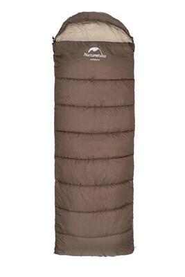 Sacco a pelo da campeggio Naturehike U350 S NH20MSD07 190x75cm marrone destro