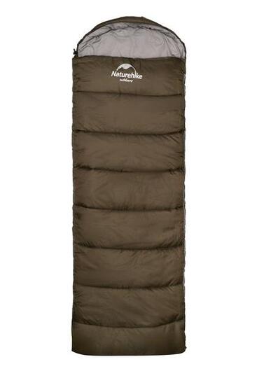 Sacco a pelo da campeggio Naturehike U350 S NH20MSD07 190x75cm verde sinistro
