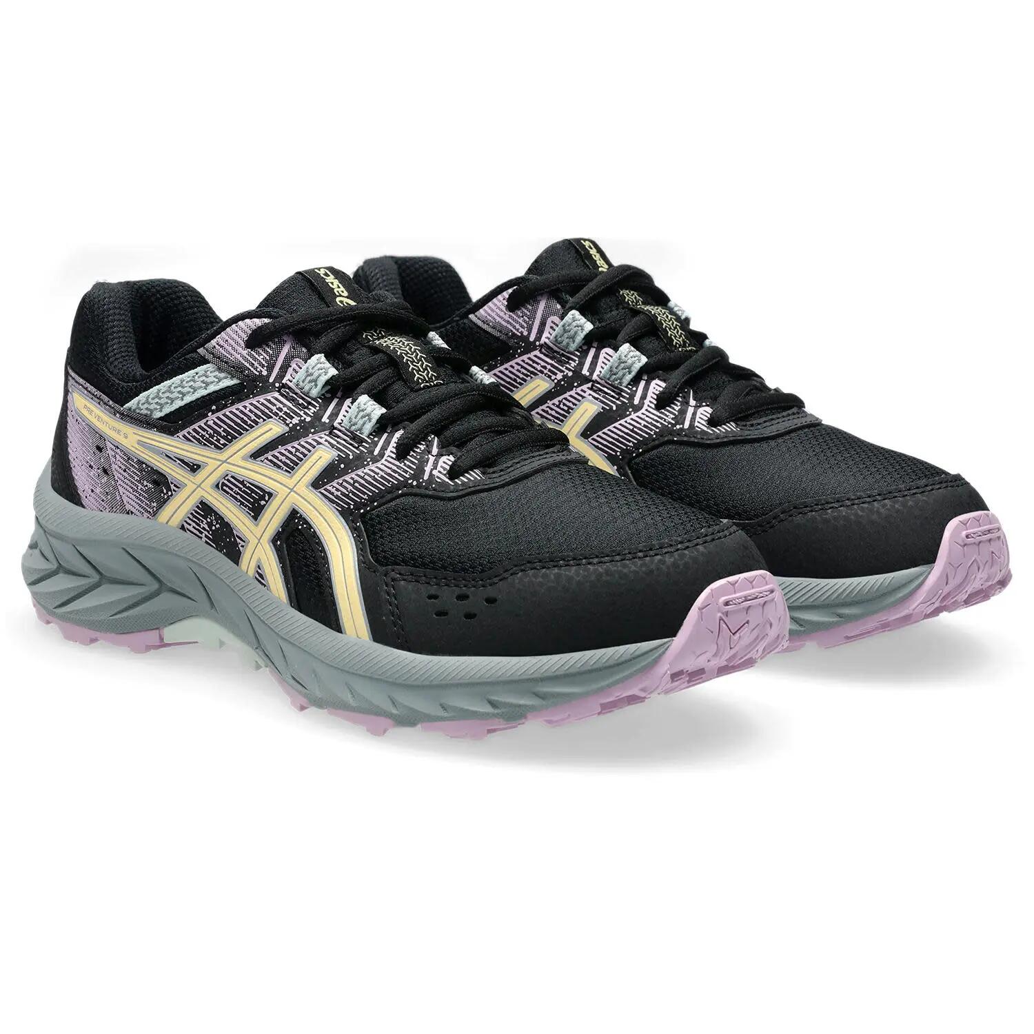 Chaussures De Randonnee Enfants - ASICS Pre Venture 9 GS - Black/Light Orange 2/7