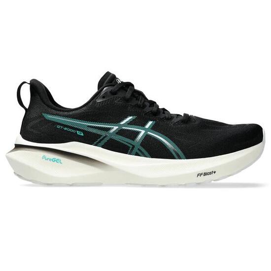 Chaussures De Running Homme - ASICS GT 2000 13 - Black/Wave Teal