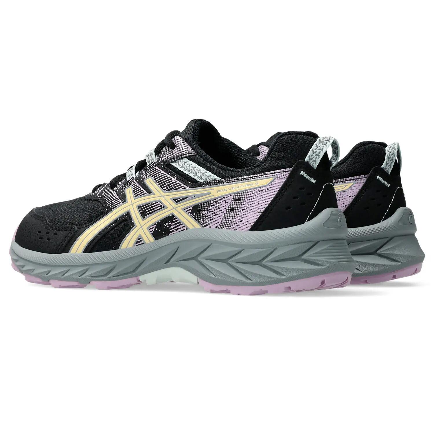 Chaussures De Randonnee Enfants - ASICS Pre Venture 9 GS - Black/Light Orange 4/7