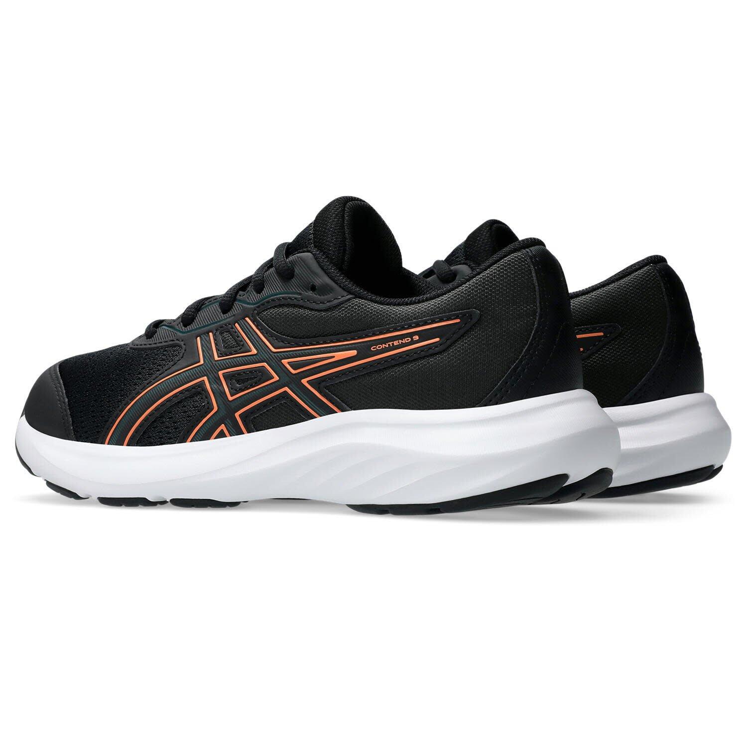 Chaussures De Running Enfants - ASICS Contend 9 GS - Black/Saxon Green 7/7
