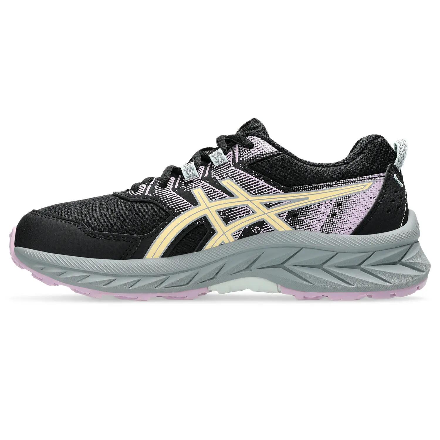 Chaussures De Randonnee Enfants - ASICS Pre Venture 9 GS - Black/Light Orange 3/7