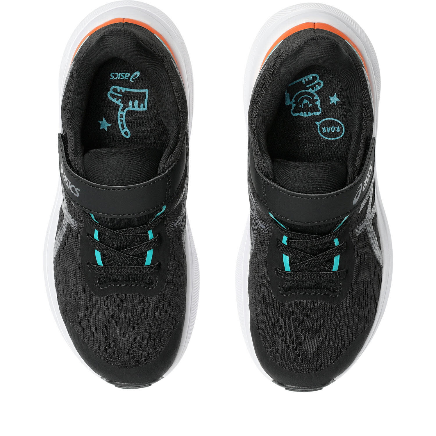 Calcado De Corrida Crianças - ASICS GT-1000 13 PS - Black/Carbon 6/6