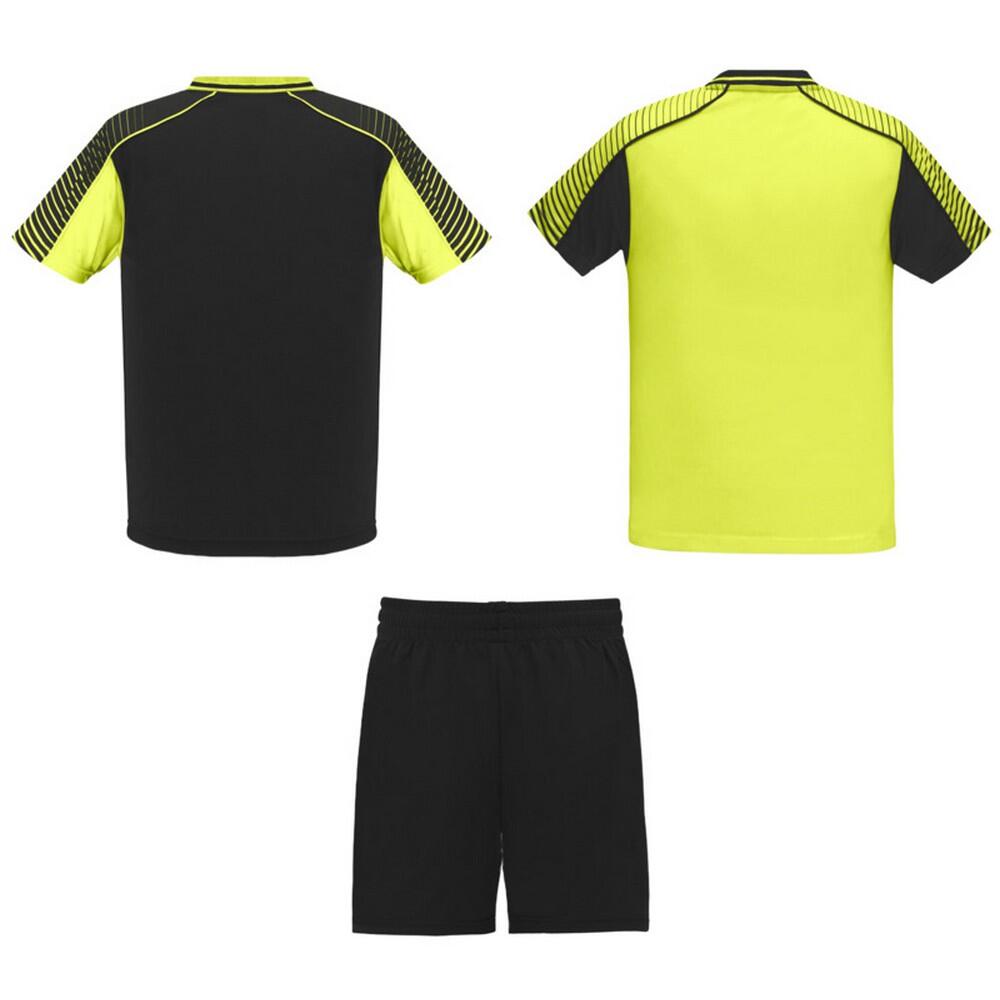 Set De Sport JUVE Adulte (Jaune Fluo / Noir Uni) 2/4