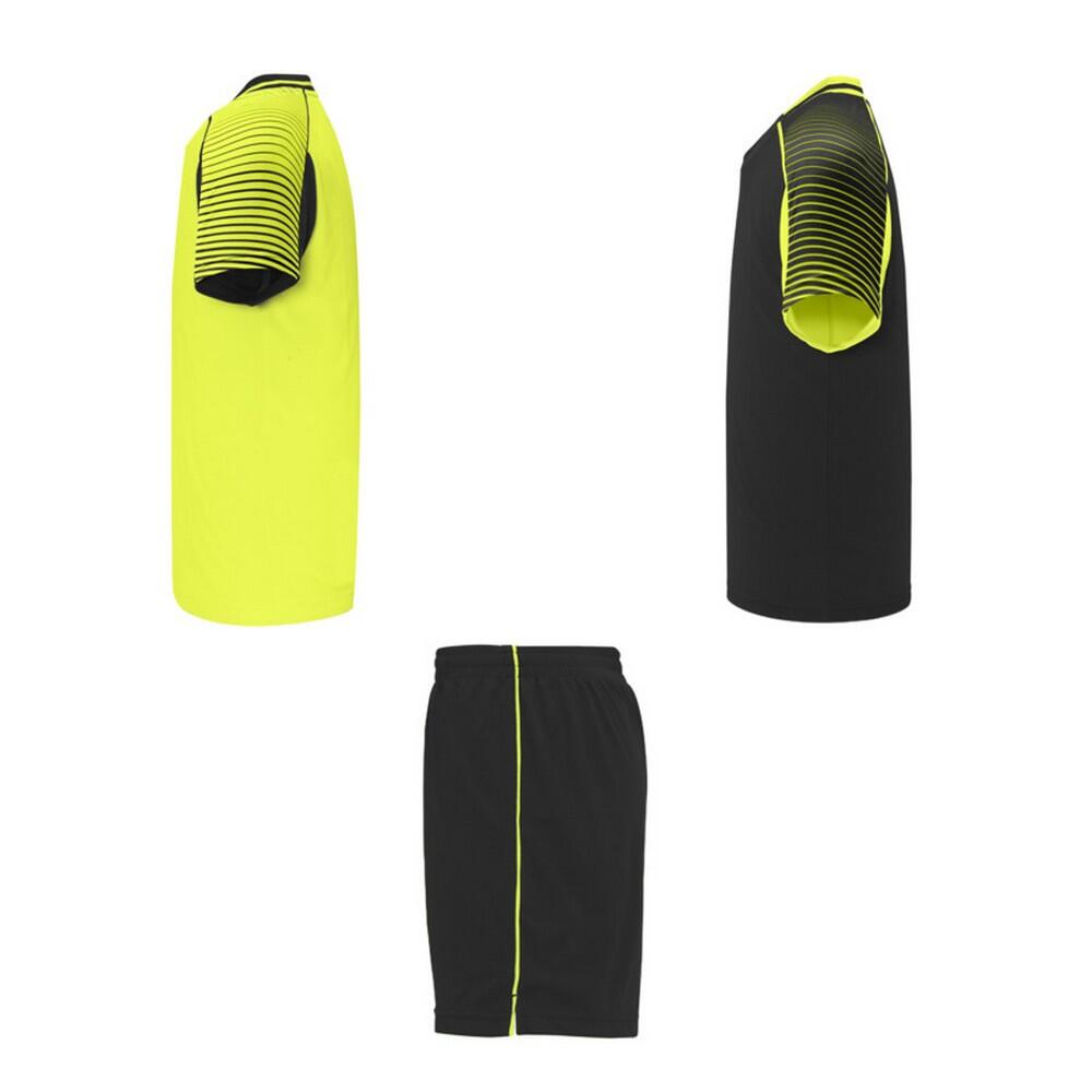 Set De Sport JUVE Adulte (Jaune Fluo / Noir Uni) 3/4
