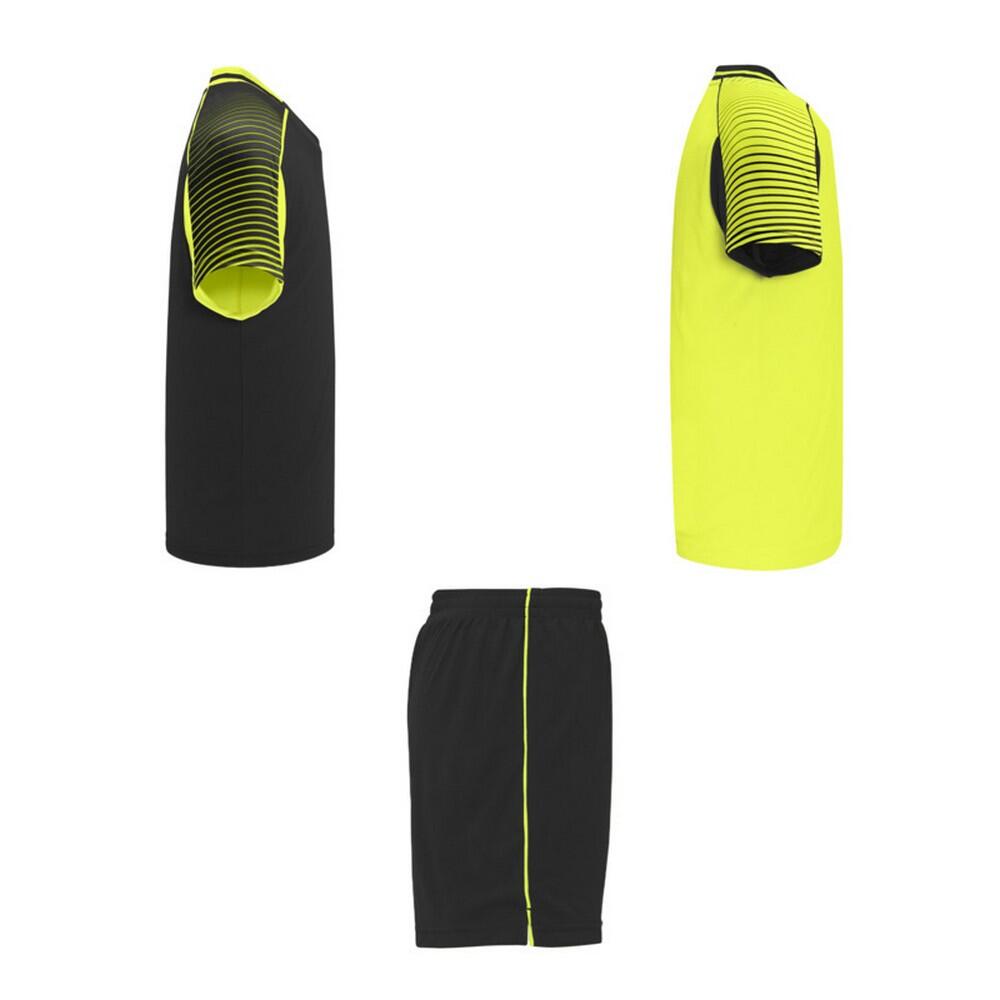Set De Sport JUVE Adulte (Jaune Fluo / Noir Uni) 4/4