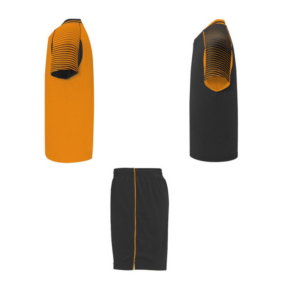 Set De Sport JUVE Adulte (Noir Uni / Orange) 3/4
