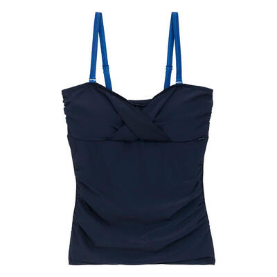 Dames aceana iii tankini top (marineblauw/helderblauw)