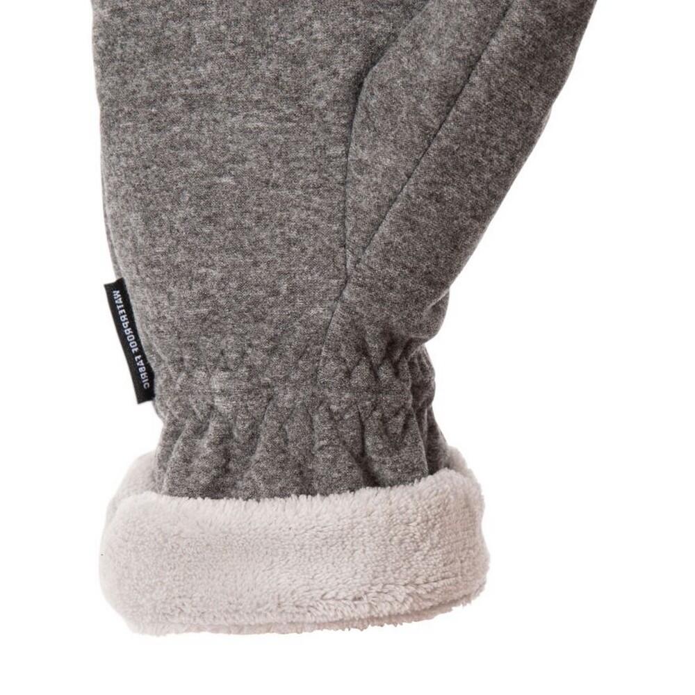 Handschuhe "Viola" Damen Kohlen-Schwarz meliert 4/5