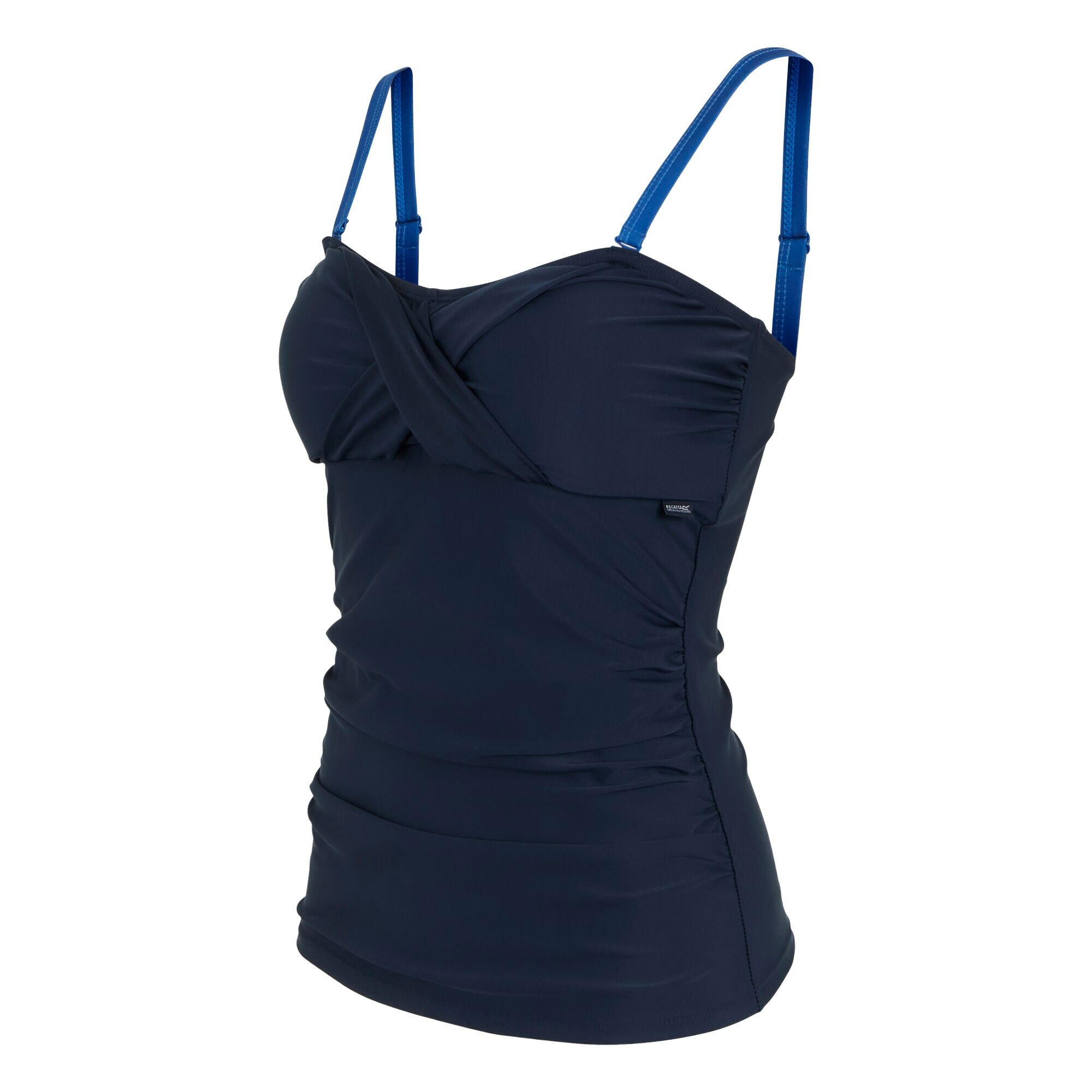 "Aceana III" TankiniOberteil für Damen Marineblau/Hellstes Blau 3/5