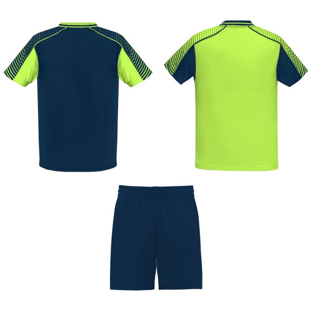 Set De Sport JUVE Adulte (Bleu Marine / Vert Fluo) 2/4