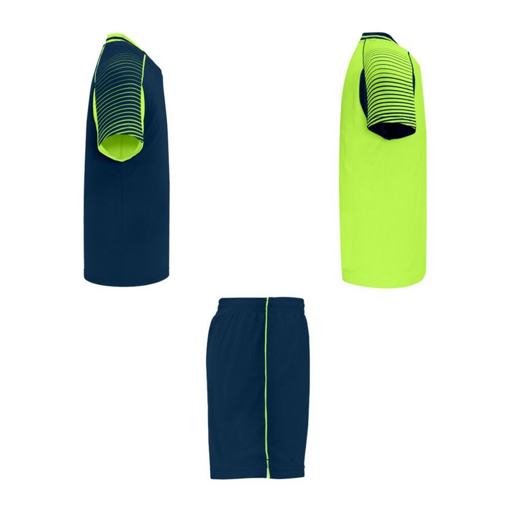 Set De Sport JUVE Adulte (Bleu Marine / Vert Fluo) 4/4