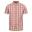 Camisa Axadrezado Denmoor Homem Cinzento Prateado / Laranja Ferrugem