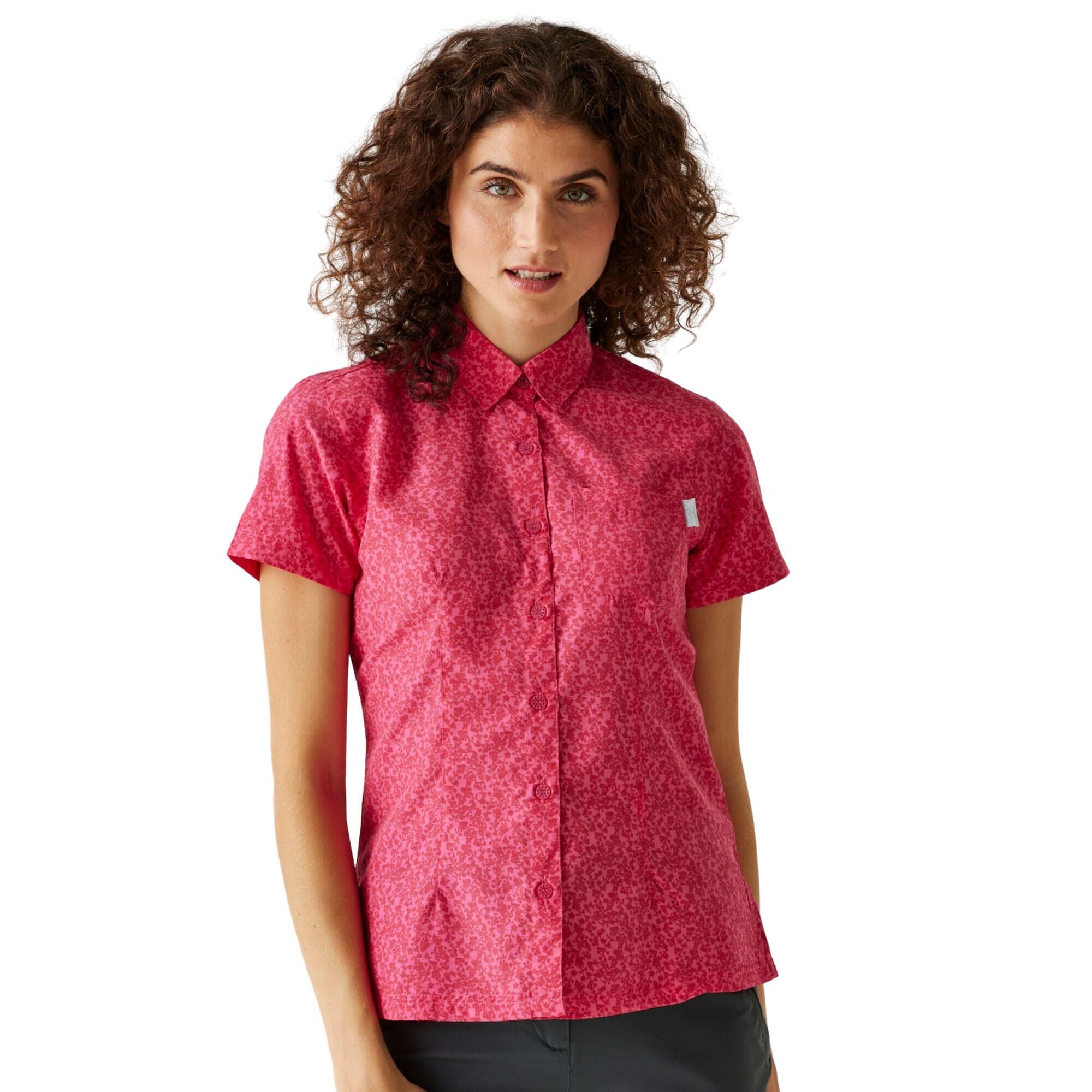 Camicia Stampa Alla Moda Maniche Corte Donna Regatta Mindano VIII Fiammingo 3/5