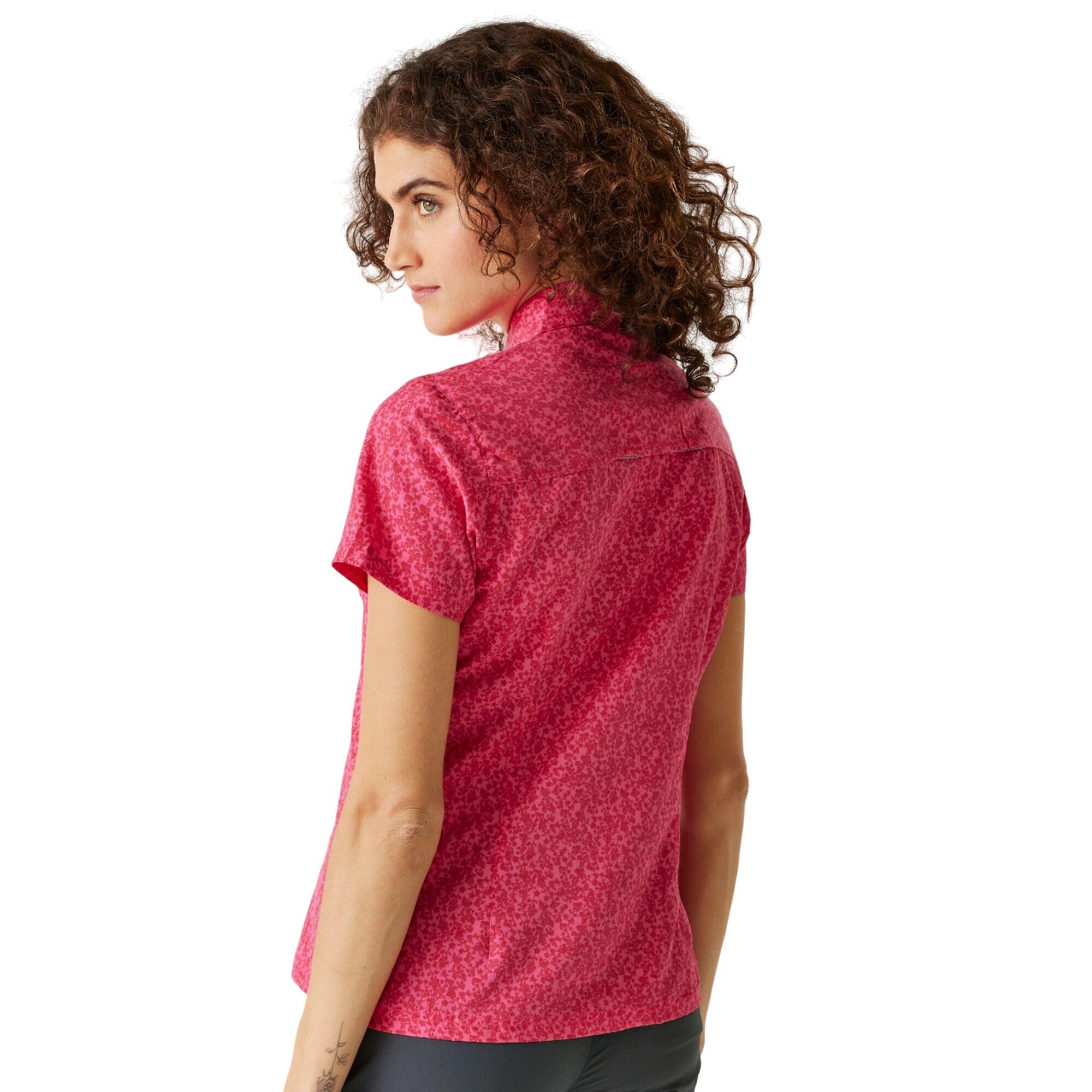 Camicia Stampa Alla Moda Maniche Corte Donna Regatta Mindano VIII Fiammingo 4/5