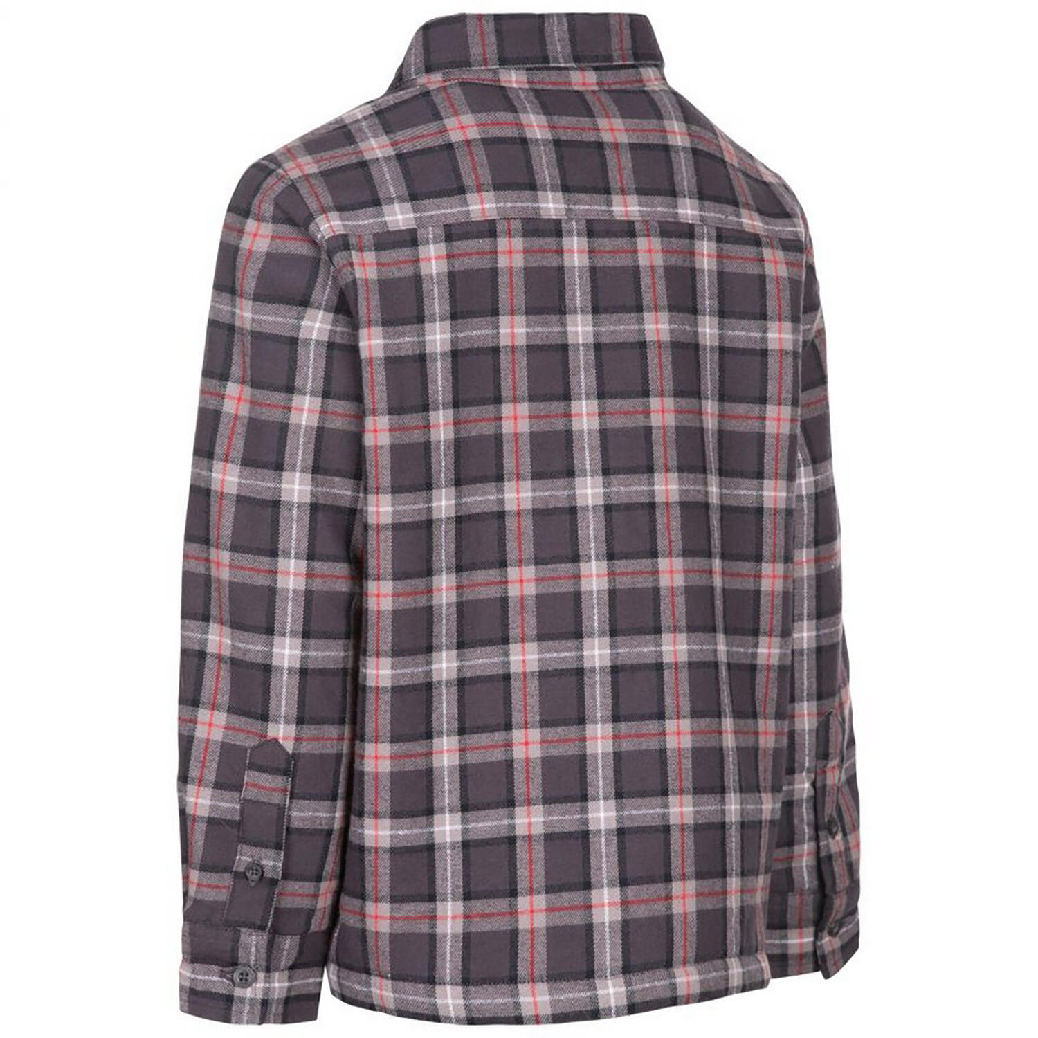 Chemise Manches Longues GINGHAM Enfant (Gris Foncé) 2/3